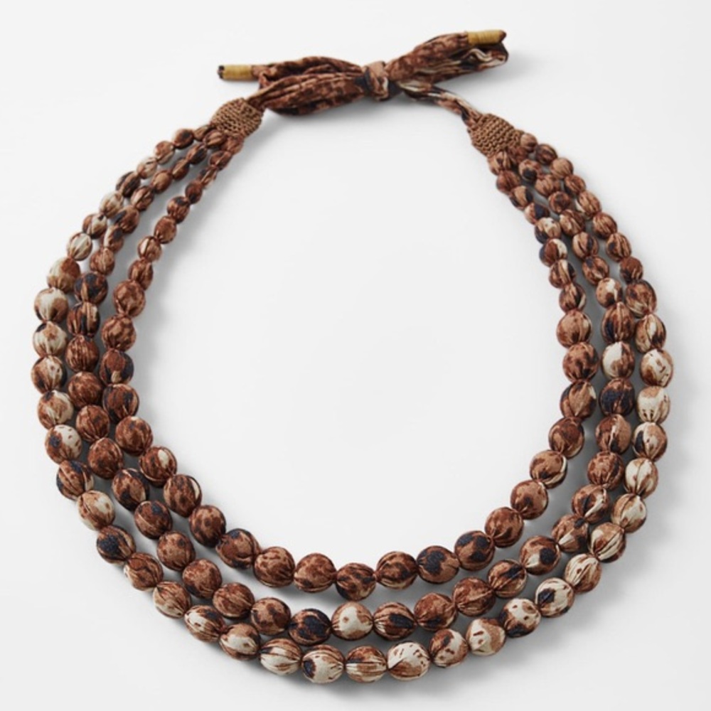 Zara Long Beaded Necklace